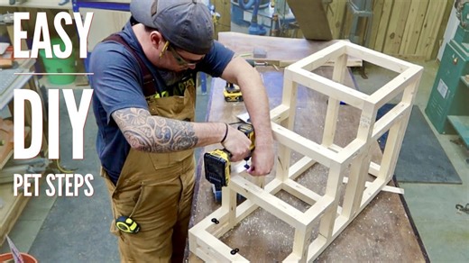 How to Build Easy Wooden Pet Steps That Pet Owners Love
