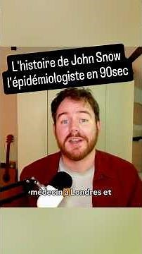 L'histoire de John Snow l'épidémiologiste en 90sec