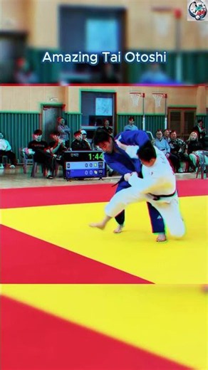 A Moment of Brilliance: The Amazing Tai Otoshi Execution! ✨ #shorts #judo