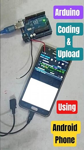 #Shorts-Arduino Coding and uploading using Android phone