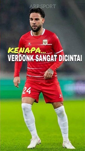 WHY IS VERDONK SO LOVED BY NATIONAL TEAM SUPPORTERS? #shorts #indonesiannationalteam