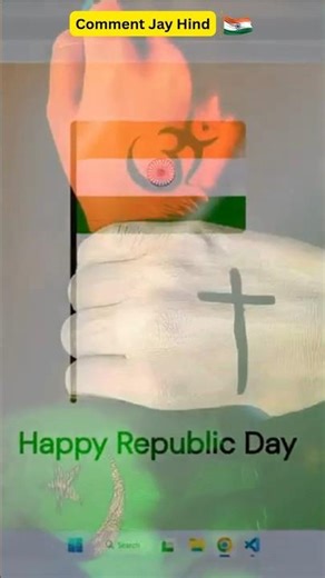 Indian Republic Day Animation | HTML CSS #shorts