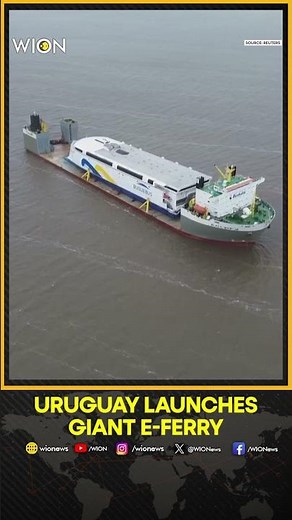 World's Largest Electric Ferry Unveiled in Uruguay | WION Shorts