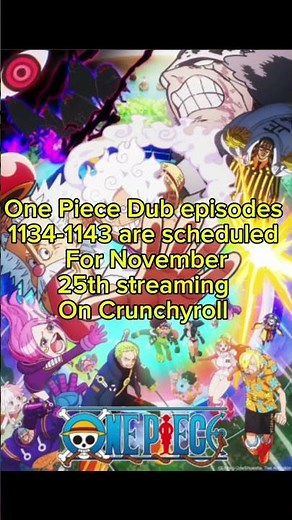 New One piece English Dub Episodes