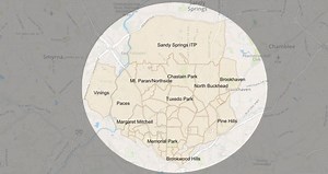 A Map Of All Buckhead Neighborhoods