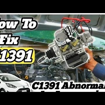 c1391 code abs | how to fix c1391 abnormal leak in accumulator | prius|aqua