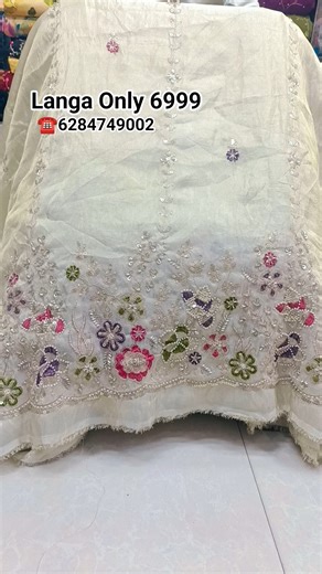 A.Muhammad..collocation- Simar full heavy hand work lehenga only for 6999.. ☎️7307186786