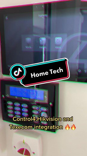 Control4, Hikvision, and Texecom Integrated Home Tech Solutions