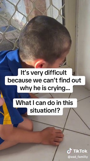 He cried over 1 hour. This is one of difficult situation. Please tell me or advice if he was got in this situation again. #fyp #autism #asd #adhd #tantrums