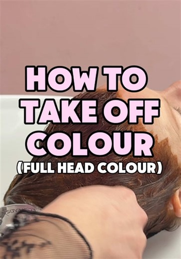 How to Remove Hair Color Effectively