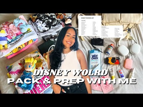 PACK WITH ME FOR WALT DISNEY WORLD & Packing Tips ✨