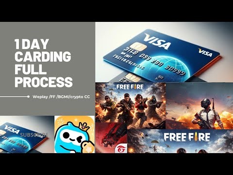 DAY 1 full carding ￼￼process / WEPLAY /FREE FIRE /BGMI/ ￼￼CARDING 🫡 FREE ￼coerce 👈15 day challenge