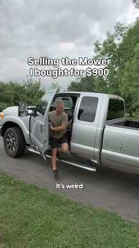 I filmed selling a used zero turn Mower for Profit on marketplace #gravely #lawnmower #flipping