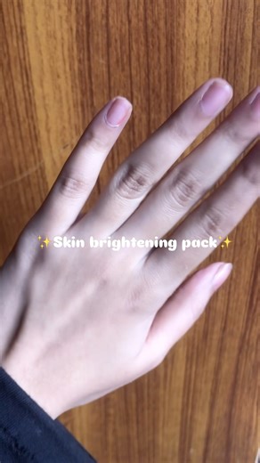 ✨Skin brightening DIY hand mask ✨ #skincare #youtubeshorts #shortsfeed #shorts