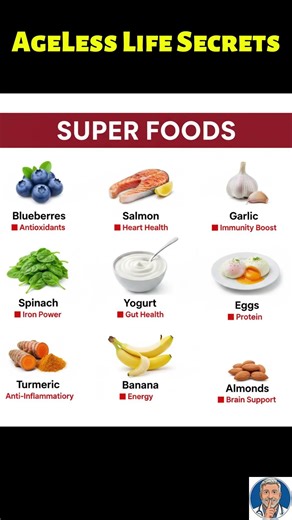 Super Foods Infographic | Doctor-Approved Health & Nutrition Guide #healthtips #healthyaging #food