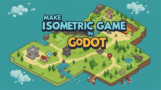 使用 Godot 4.4 制作TileMapLayer等距游戏Make Isometric Games in Godot