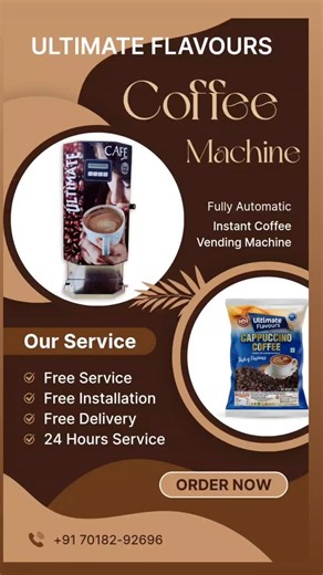 Upgrade Your Office with Ultimate Flavours Coffee and Tea Machines Now Available for Rent or Purchase! ✅ Branded & Original Ultimate Flavours Manufactured Machines ✅ Ideal for Small, Medium, and Large Offices ✅ Flexible Rental Plans or Outright Purchase ✅ Free Live Demo in Selected Cities ✅ Hassle-Free Setup & Service ✨ Bring the café experience to your workplace with ease! 📞 Call Now: 7018292696 / 9646927270 📍 Limited Slots Available for Free Demos – Book Yours Today! #ultimateflavours #Swade