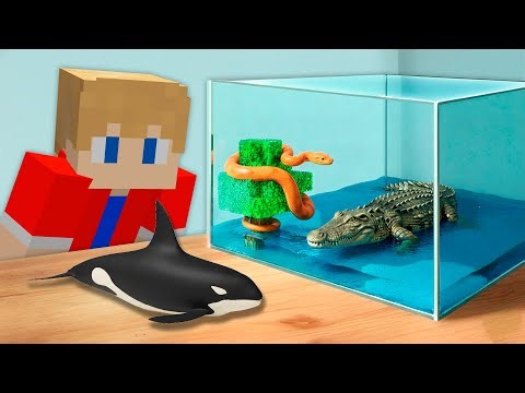 I Made an AQUARIUM of SECRET SEA MONSTERS in Minecraft!