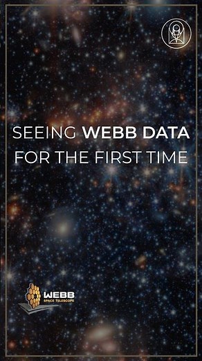 Seeing Webb Data for the First Time — Space Telescope Science Institute #shorts