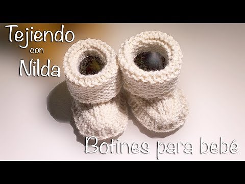 🧶 How to Knit Baby Booties (Two Needles)