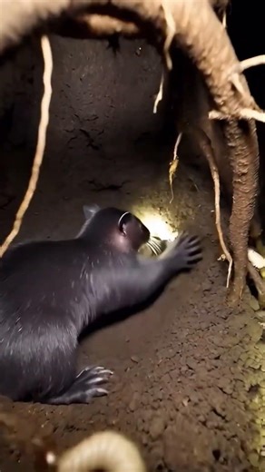 Mole Discovery 🐀 | #AnimalPOV #AIWildlife #MolePOV #UndergroundWorld #HiddenNature #CreaturePOV