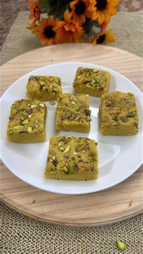Recipe In Description Box👇 No-Fail Instant Burfi in 5 Mins | Mango Milk Powder Burfi Recipe #shorts