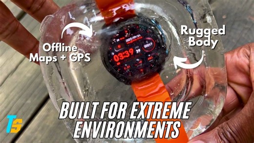 Freezing the Rugged KKTick Tank T5 Smartwatch | Extreme Durability Test & Review