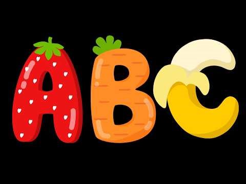ABC Song for Kids 🎵 Toddler & Preschool ABC Song | A to Z Alphabet with Fun Fruits & Phonics