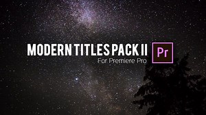 Download Modern Titles Pack II for Premiere Pro - FREE Videohive - aedownload.com