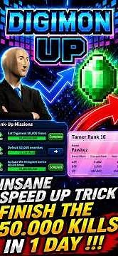 Digimon Up - This INSANE Trick Makes 50,000 Kills MUCH Faster!