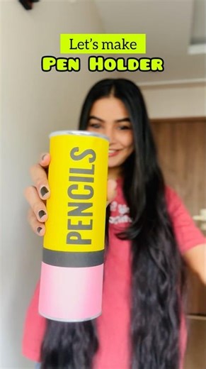 DIY Pencil Holder 😱 #crafteraditi #diy #shorts #papercraft #penholder #handmade ‪@CrafterAditi‬
