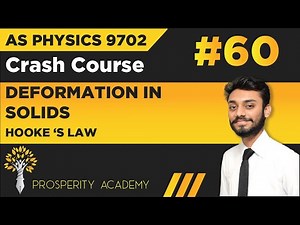 Hooke's Law | Deformation in Solids | 9702 AS Physics Urdu/Hindi