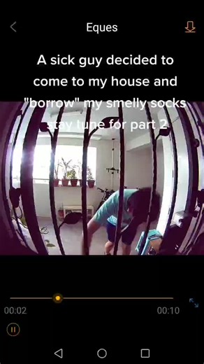 Sick fellow, steal socks