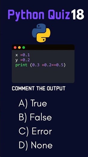 Python MCQ Test Your Brain 🧠 18 #tech #python