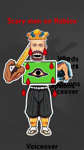 Scary man on Roblox
