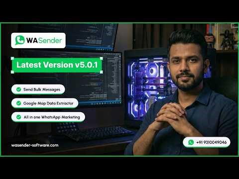 WASender Latest Version v5.0.1 - Bulk WhatsApp Message Sender to Multiple Contacts