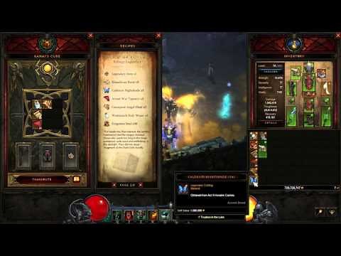 Diablo 3 Kanai's Cube Recipe Law of Kulle Reforge Legendary Item