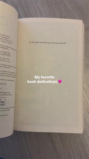 Favorite Book Dedications to Inspire You