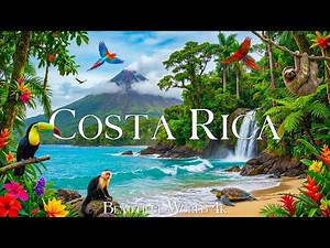 Costa Rica 4K 🦜 Emerald Rainforests, Hidden Waterfalls and Tropical Biodiversity