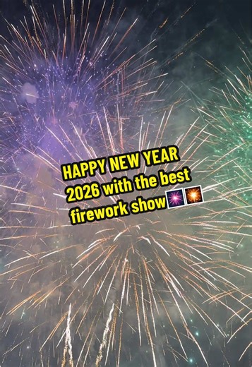 Stunning Firework Show for New Year 2026 Celebration