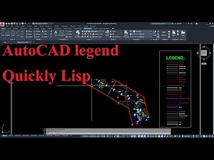 AutoCAD legend Quickly Lisp
