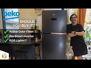 BEKO Fridge Freezer (RDNT371E50VZK) - With RGB Lighting! 😯