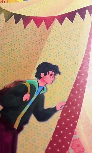 25. “Harry Potter and the goblet of fire” by JK.Rowling, illustrated by Karl James Mountford