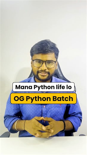 Python Live Mega Batch in Telugu by PythonLife