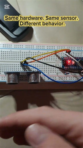 This delay() ruins everything! #diy #arduino #nano #ultrasonicsensor