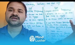 Mind Luster - Learn Difference between Procedural oriented programming and object oriented programming POP VS OOP