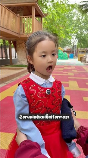 Zorunlu Okul Üniforması 🎓🤗 #shorts