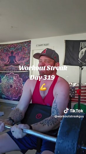 Day 319 without missing a workout 💪 #consistency