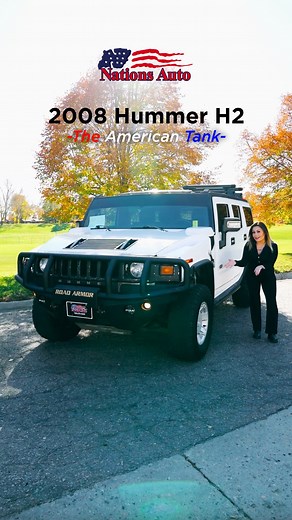 💪 The Hummer H2 — big, bold, unstoppable. This 2008 Hummer H2 isn’t just transportation — it’s a statement piece. Finished in a clean white exterior over a black leather interior, this SUV radiates confidence from every angle. Under the hood, a 6.2L V8 roars to life, ready to take on anything from Denver’s snow-packed streets to a weekend off-road adventure in the mountains, or wherever this Hummer takes you. Sarah, our Sales Manager, says it best: “It’s badass. It’s big. You command it.” And s