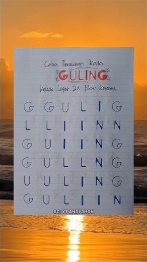 Try to find the word #challenge #fyp #shorts